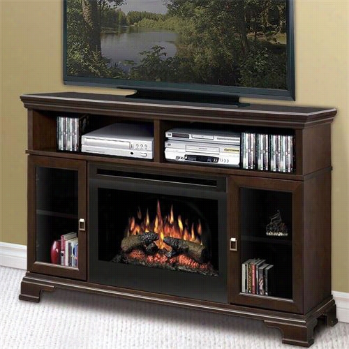 Dimplex Gds25 Brookings Media Console Eldctriic Fireplace Withh Log Set