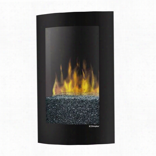 Dimplex Vcx1525 Convex 22"&qot; Wall Mount Electric Fireplace In Black