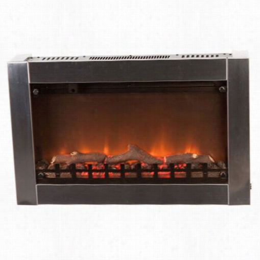 Fire Sense 60758 Stainless Steel Wall Mounted Electric Firepllace