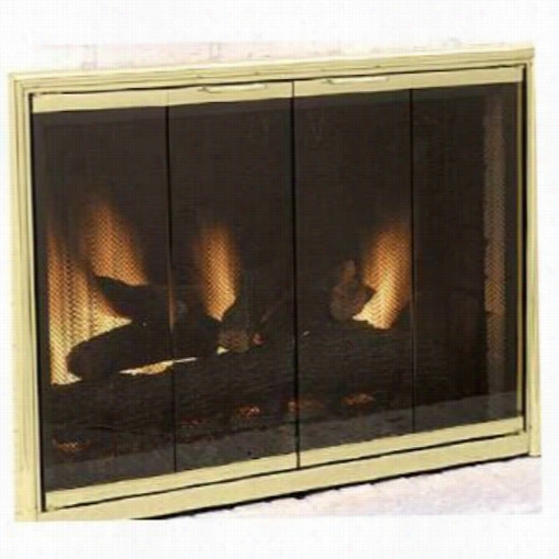 Hearth Craft 7 Mystique Trimpess Full Fold Doors For Masonry Fireplaces Sizes Under 39""