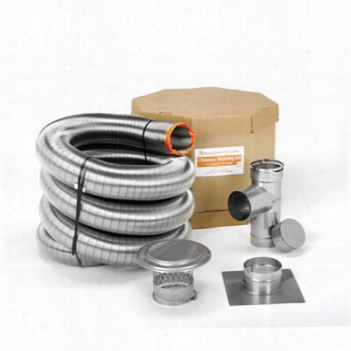 Homesaverr 17144 &3quot;" X 25' Ultrapro Relin Ing And Component Kit