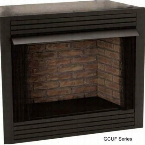 Majestic Gcuf36c-r Ciruclating Firebox With Louvers, 36"" Opening And Refractoory Fireb Rick St Andard