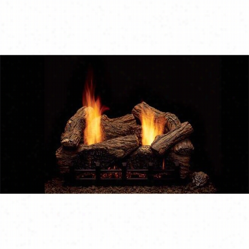 Majestic Ho18-r 18"" Highland Oak Refractory Log Set For Natural Blaze Vf 18"" Burner