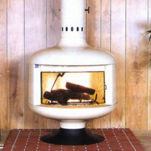 Malm Fireplaces Fd2 Fire Drum 2 Freestanding Woodburning Fireplace Unit With Screen