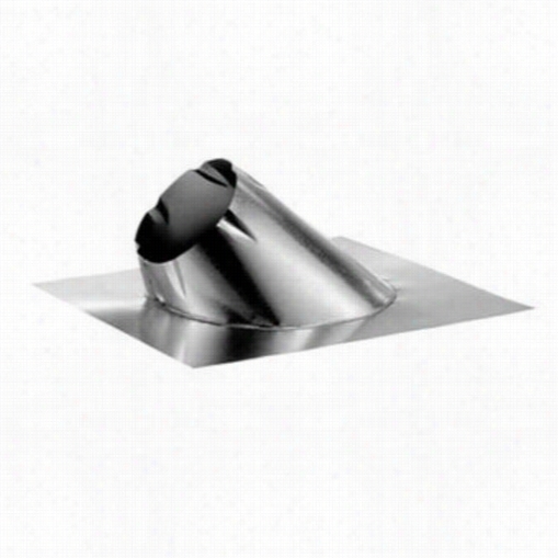 M&g Duravent 5dt-f6 Duratech 5"" Class A Chikney Pipe  Adjustable Roof Flashing For 0/12 - 6/12