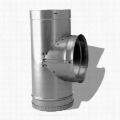 M&g Duravent 6dlr-t Duraliner 6"&qquot; Chimney Relining Round Tee And Round Branch With Cap