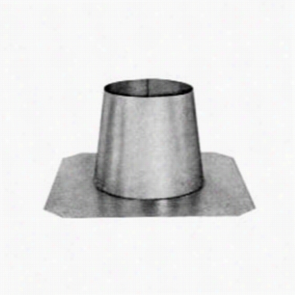 Metalbest 24qc-tf 24"" Type B Gas Vent Tall Cone Flat Roof Flashing