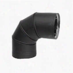 Metalbest 6dcc-90-bk Dcc 6"" 90 Degree Elbow In Black