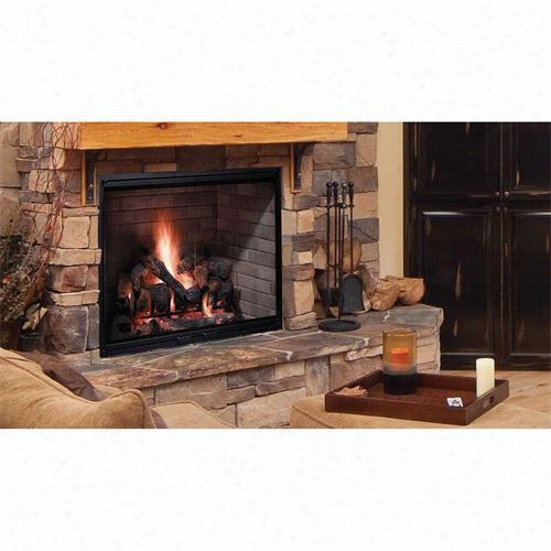 Monessen Sb80  42"&;quot; Radaont Wood Burning Fireplace With Trad Itional Firebrick