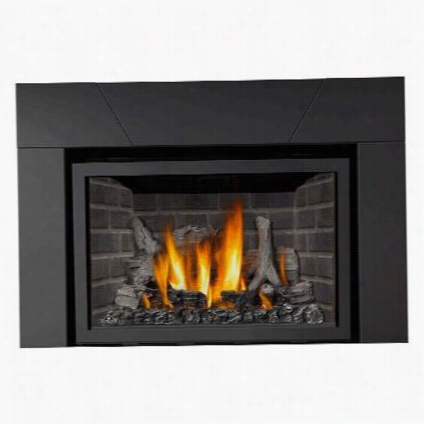 Napoleon Ir3n-1sb 24,000 Btu Infrared Basic Fireplace Insert With Radiant Phaze R Ironwood Lg Set