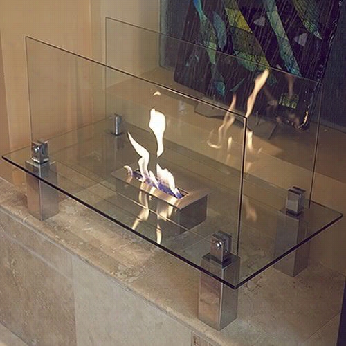 Nu-flame Nf-f3fio Fiero Ethanol  Freestanding Fireplace