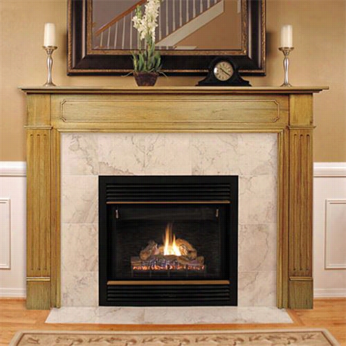Pearl Mantels 110-56 The Williamsburg 56w X 42h Flush Mount Mantel Surround Unf1nished Only