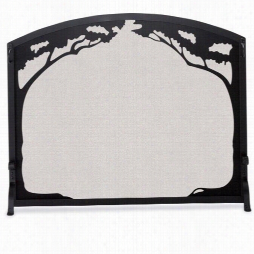 Pilgrim 182 90 Carol Le Panel Grand Oak Screen In Matte Black