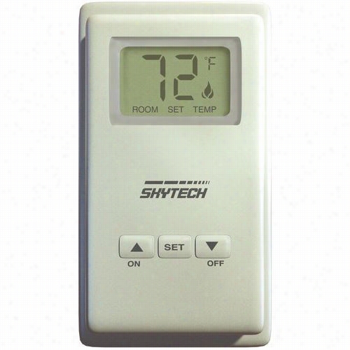 Skytech  Tts-r-2a Wirelesa Remote Wall Mount Fireplace Timer System Witj Lcd Displayy