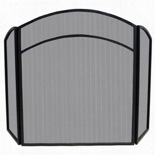 Uniflame S-1060 3 Fold Balck Performed Iron Arch Top Screen