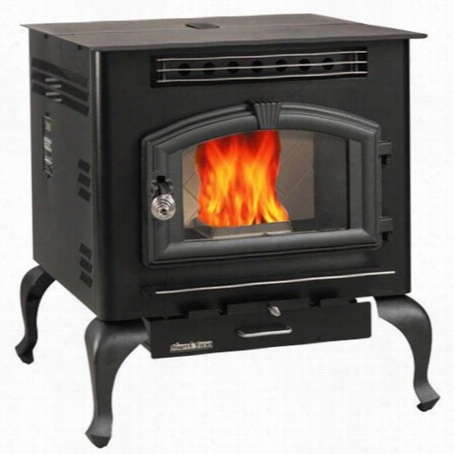 United States Stove Company 6041hf 2,000 Sq. Ft. Pellet/intoxicate Leg Stove With Igniter