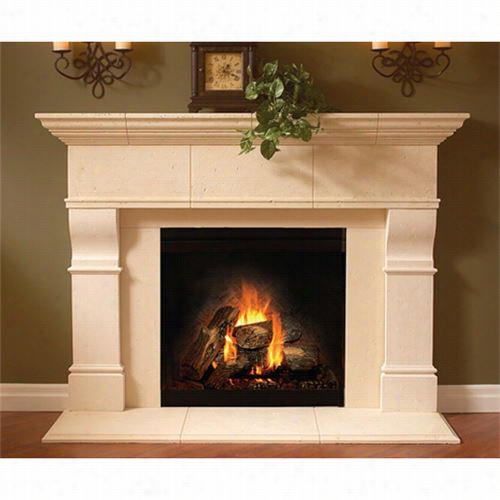 Balmer Mantels 4117-tck-20x74 Edinburgh Mantel With Surround And 20"" X 74"" Hearth