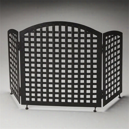 Butler 2832025 Industrial Chic Joliet Iron Fireplace Screen