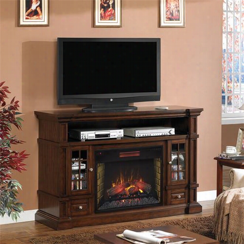 Classic Flame 28mm6240-o128 Belmont Infrared Electric Fireplace Media Cabinet In Acramel Aok