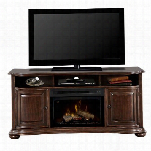 Dimplex Gds25l-1414hc Henderson Electric Fireplace Media Console In Cherry With  Eralogs