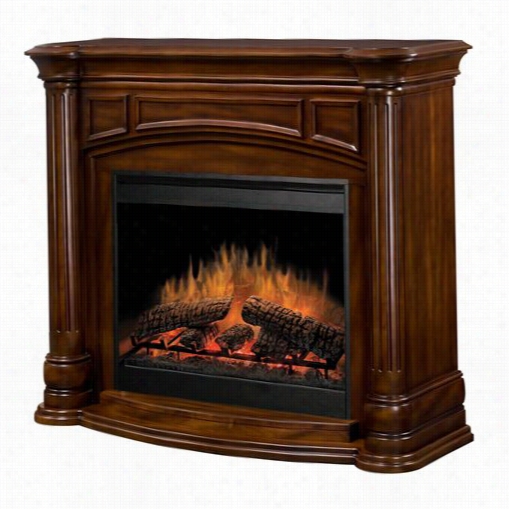 Dimplex Gds30-bw1053 Belvedere 30" &qout; Electric Fireplace In Burnished Walnut