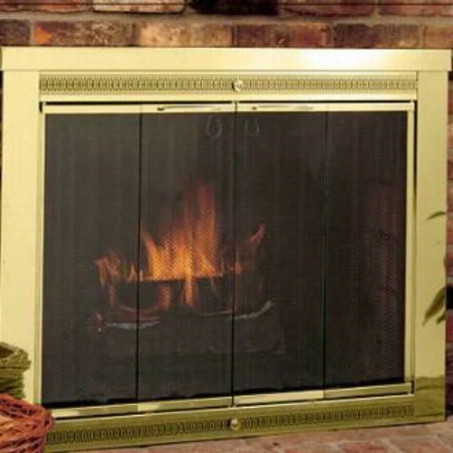 Hearth Craft 34 Classic Rimless Full Fold Doors For Masonry Fireplaces Sizes39"" And Over