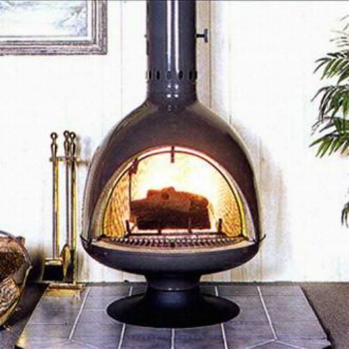 Malm Fireplaces Fd3 Fire Drum 3 Freestanding Woodburning Fireplace Unit With Scree N