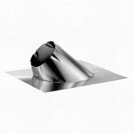 M&g Duravent 10dt-f6 Duratec 10"&uot;; Category A Chimney Pipe Adjustable Roof Flashing For 0/12 - 6/12 Pitch