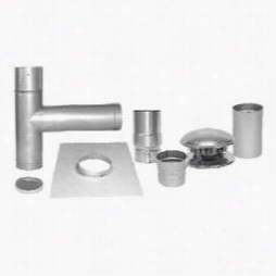 Metalbest Sf4-s Kversa-liner 4"" Starter Kit In Stainless Steeo