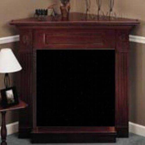 Monessen Csh32f-dc 32"" Dark Cherry Corner Cabinet Surround Iwth Base For Dfx32 Fireplace Systems