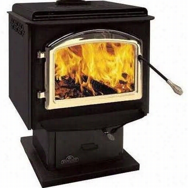 Napoleon 1100k-1 Huntsville Small Wood Stove Porcelain Ena Mel In Black