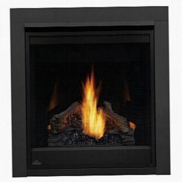 Napoleon B30ntr 5,000 Btunatural Gas Direct Vent Millivolt Fireplace In Black
