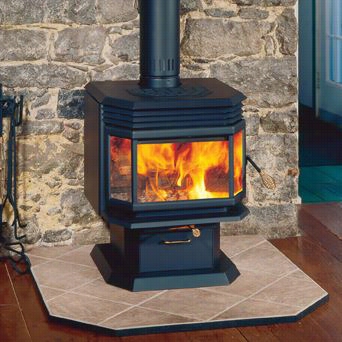 Osburn Ob01811 18000 Se Rieshigh Efficiency Epa Bay  Window Wood Stove