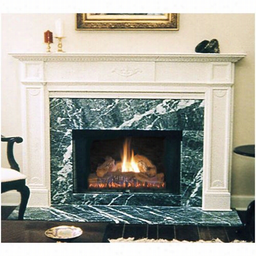 Pearl Manttels 126-50 The Jefferson Flush Mount Mantel Surrounc 50w X 42h Unfinished Only