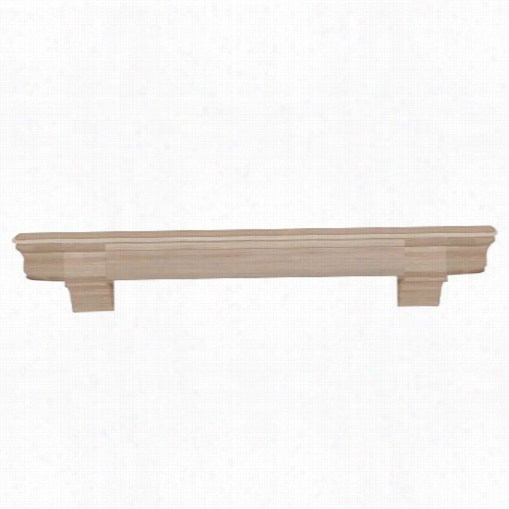 Pearl Mantels 415-72 The Abingdon Mantel 72"" Mantel Shelf Unfinished