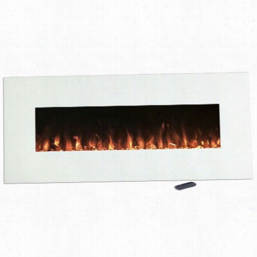 Trademark Fireplaces 80-wsg02 50&qquott;" Electric Color Changing Wall Moun And Floor Stand Fireplace In Happy