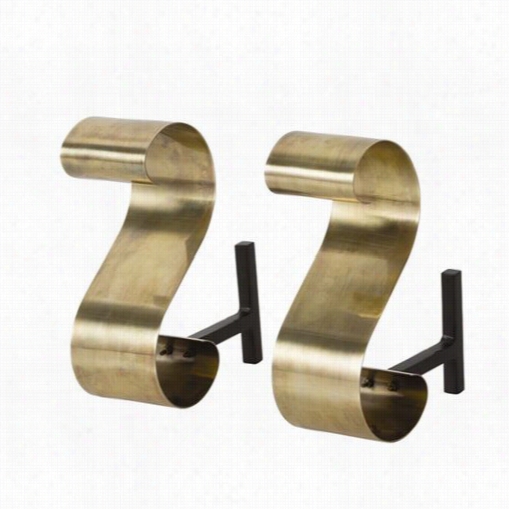 Arteriors 421 Gil Andirons - Set Of 2