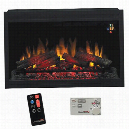 Classicflame 36ebe220-grt 36""  220v Builders Box Traditional Electric Insery Fiireplace