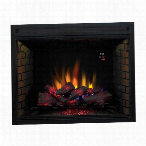 Classic Flame 39eb500gra 39"" Vent-free Electri Fireplace Insert With Fixed Door