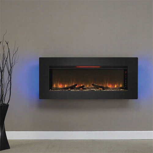 Classic Flame 47ii100grg Felicity Wall Hanging Elceric Frieplace In Black