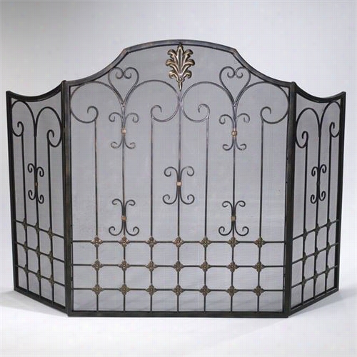 Cyan Desi Gn 01349 Bronze Fire Screen