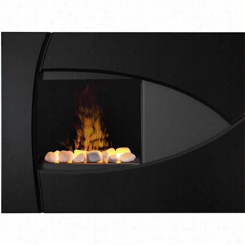 Dimplex Bbk20r Burbank Optimyst Wall Mount Electric Fireplace In Black