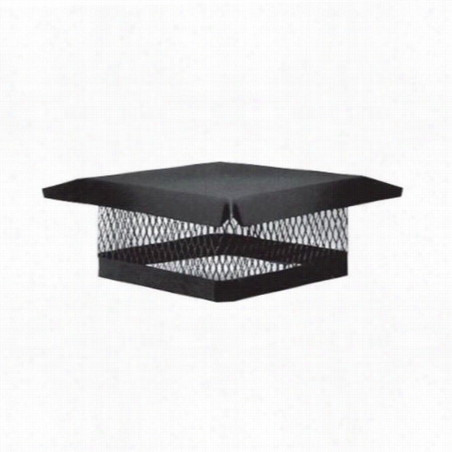 Homcotmort Cc1313 Master Flow 13&quuot;" X 13"" ; Fixed Chimney Cap In Black