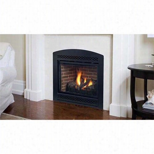 Majestic 400dvb Dvb Series 36"" Ear Vent-top Vent  Convertibpe Millivolt Ignition Direct Vent Fireplace