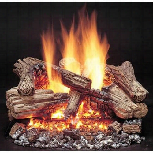 Majestic Vdy30d3r-vdy30 6 Piece Refractory Cement Log Set With Burner Assembly