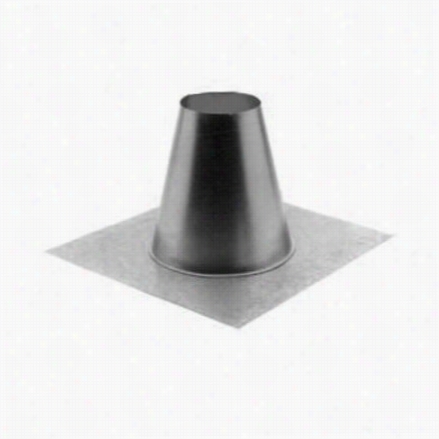 M&g Duravent 10gvff Round Gas Vent 10"" Inner Diaeter Aluminum Tall Cone Flat Flashing