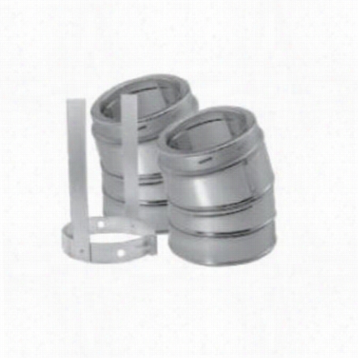 M&apm;g Duravent 7dt-e15kss Duratech 7"" Class A Chimney Pipe Stainless Steel 1 5degres Elbow Kit