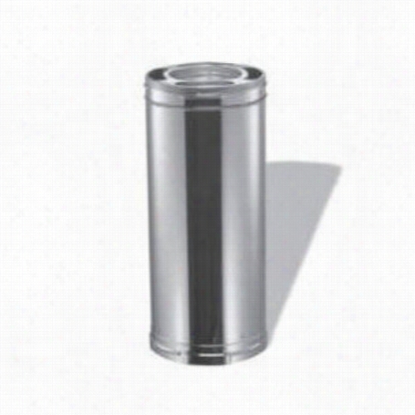 M&g Duravent 8dp-24d Uraplus 8"" X 24quot;" Galvanized Clsas A Triple Wall  Chimney Pipe Length (open Box)