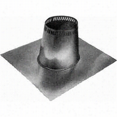 Metalbest 206815 Tall Cone Flat Roof Flashing 0 - 2/12 Pitch Ultra-temp/gava-temp 6in Venting Pipe