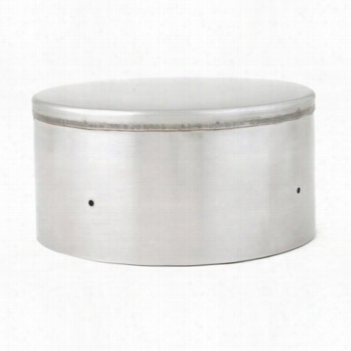 Metalbest 3817ar Saf T Liner 316 8"" Round Tee C Oveer In Spotless Steel